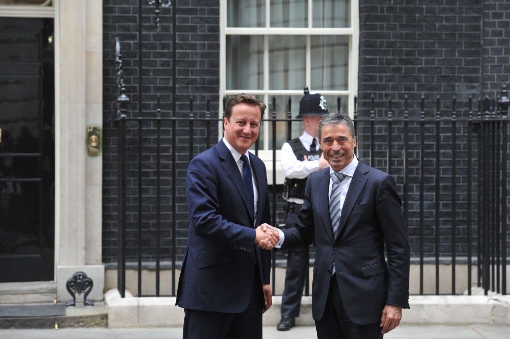 NATO Secretary General and British Prime Minister discuss Libya and Afghanistan