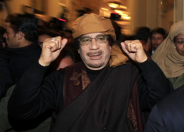 Gaddafi thanks Congress for challenging Obama on Libya Op