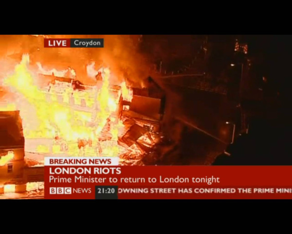 London Crisis: Riots, Looting and Arson
