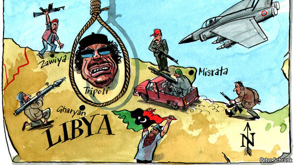 No way out for Gaddafi
