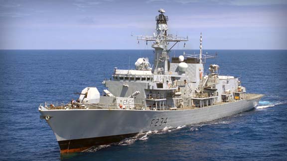 Due to defense cuts and Libya, Britain currently has no ships protecting its coasts