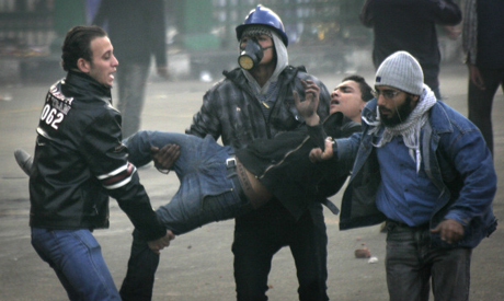 Video: Military Police Attack Protesters in Tahrir