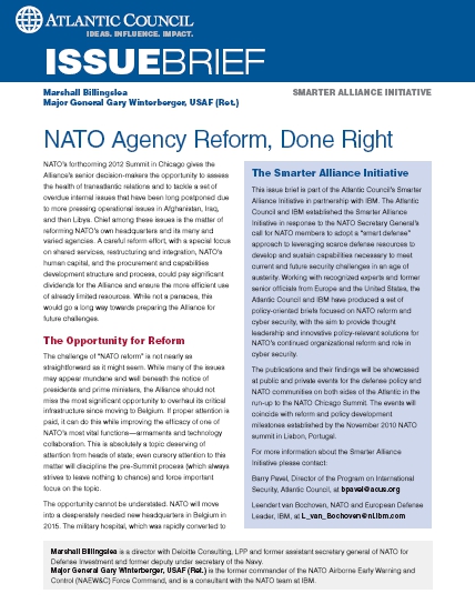 NATO Agency Reform, Done Right