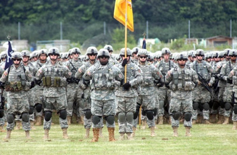 Two combat brigades in Germany being disbanded, not moved back to US