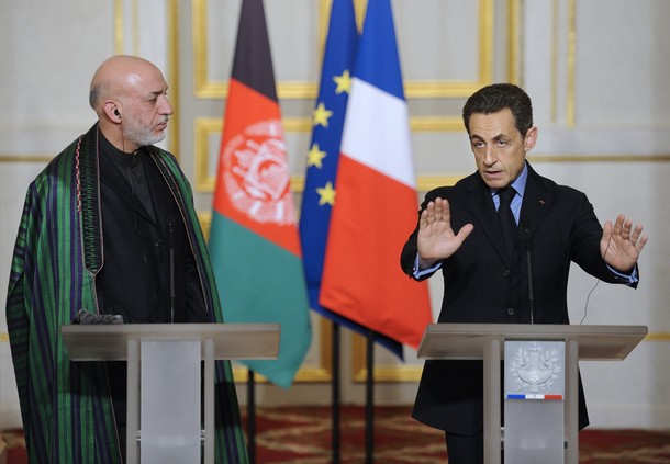 Sarkozy and Karzai want faster NATO exit from Afghanistan