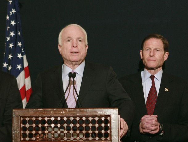 News: McCain Says SCAF Working “Diligently” to Resolve NGO Crisis