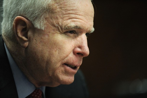 McCain calls for airstrikes and safe havens in Syria