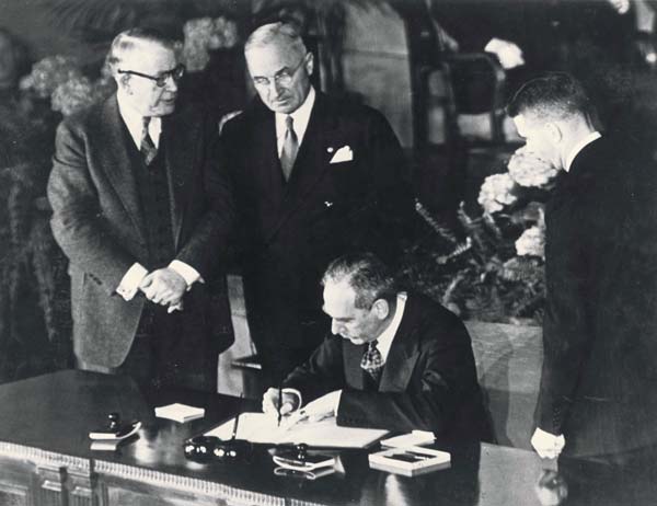 On this date: Twelve Foreign Ministers sign North Atlantic Treaty in Washington