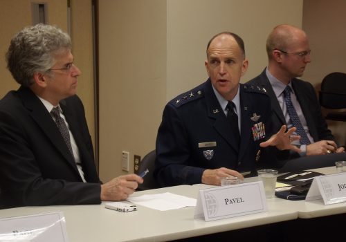 Lieutenant General Ralph J. Jodice II, USAF at the Atlantic Council