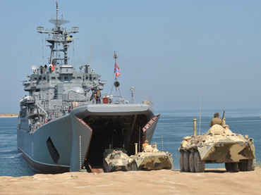 Russia Sends Warships on Maneuvers Near Syria
