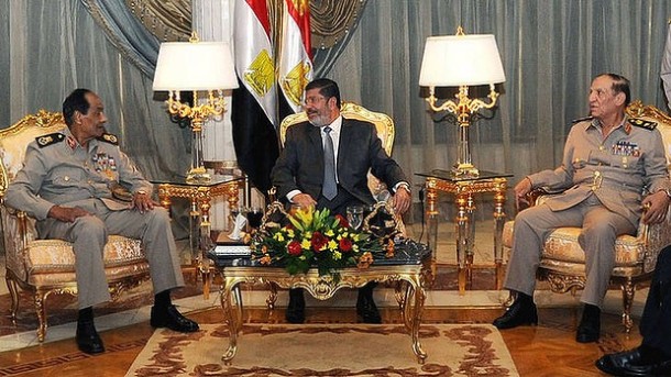 Tantawi and Anan’s Appearance at the Presidential Palace Signals their Acceptance of a Forced Retirement
