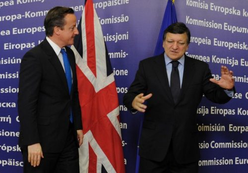 David Cameron and Jose Barosso