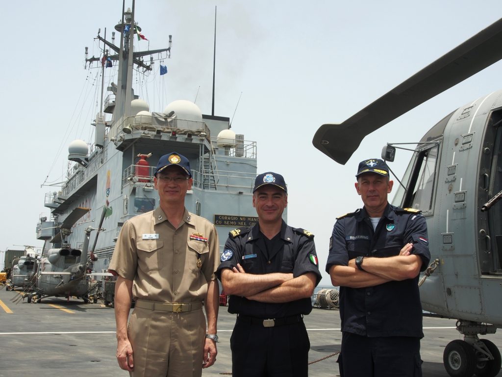 Commanders of ‘Big Three’ counter-piracy task forces meet at sea