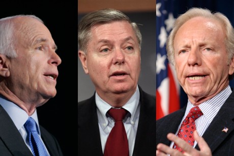 Three Senators call for U.S. to intervene in Syria with airpower