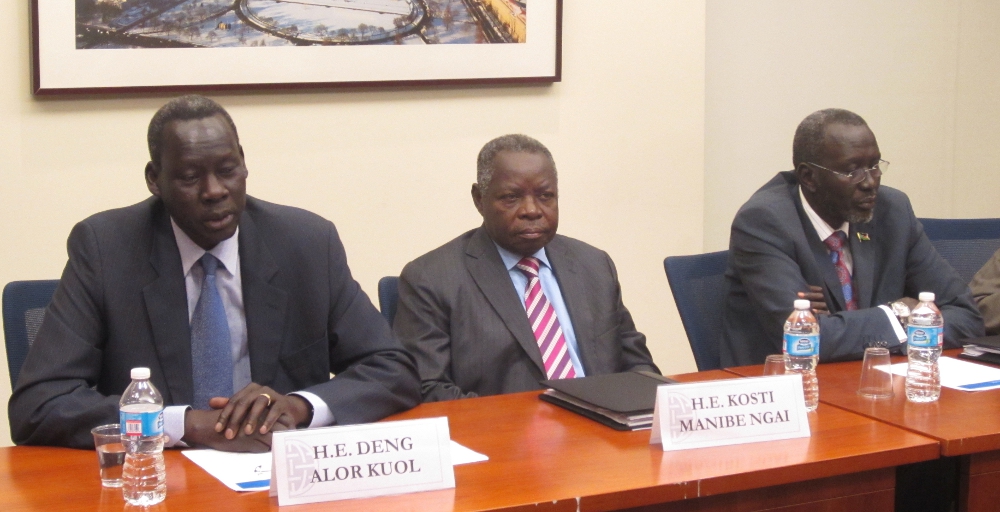 Roundtable Discussion with Ministerial Delegation from the Republic of South Sudan
