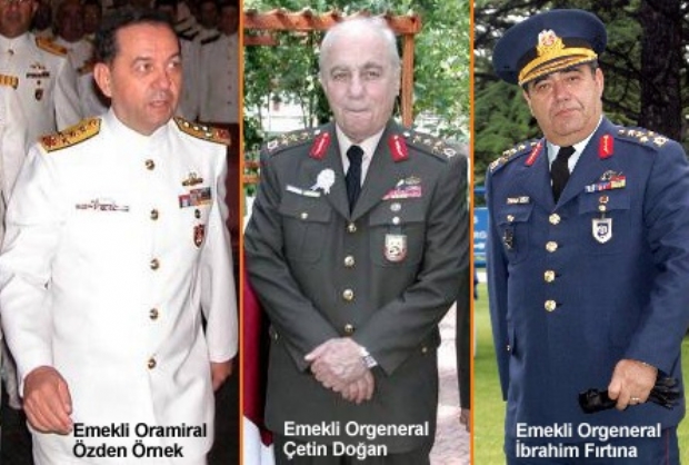 Three former leaders of Turkey’s military get 20 years prison terms, thirty four acquitted