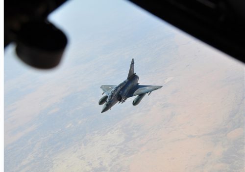French Mirage over north africa 2