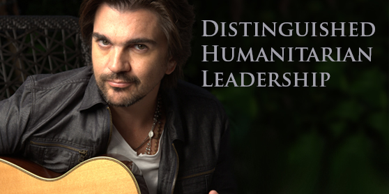 Juanes Honored for Distinguished Humanitarian Leadership