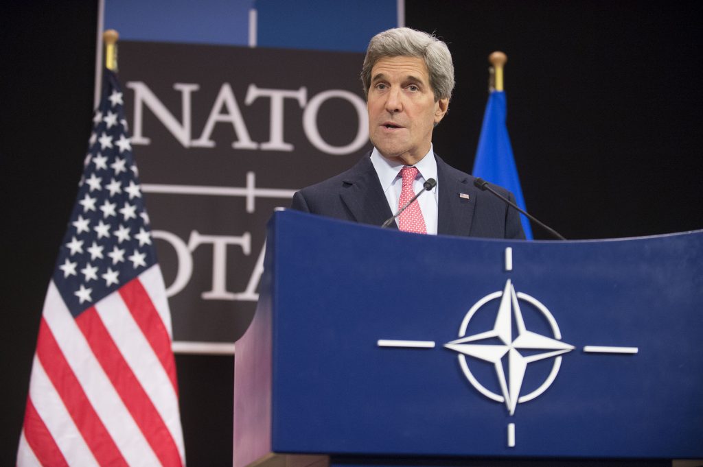 Kerry says NATO needs plan for Syrian chemical weapons