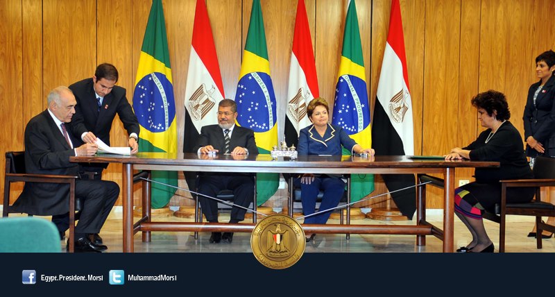 Top News: Morsi Seeks Closer Trade Ties with Brazil