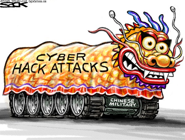 U.S. directly blames China’s military for cyberattacks