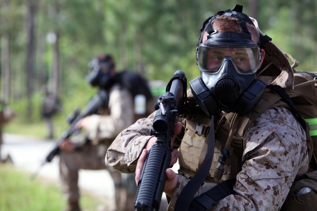 US Forces Training for Potential Chemical Weapons Crisis in Syria