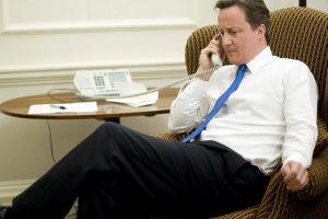 British Prime Minister David Cameron