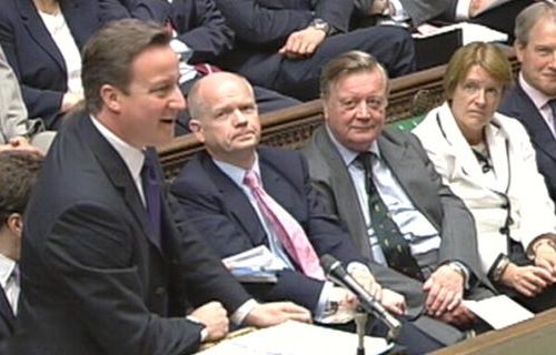 British Prime Minister David Cameron