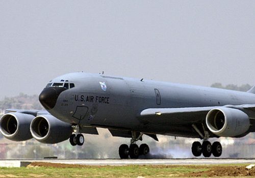 USAF KC-135R Stratotanker at Incirlik air base