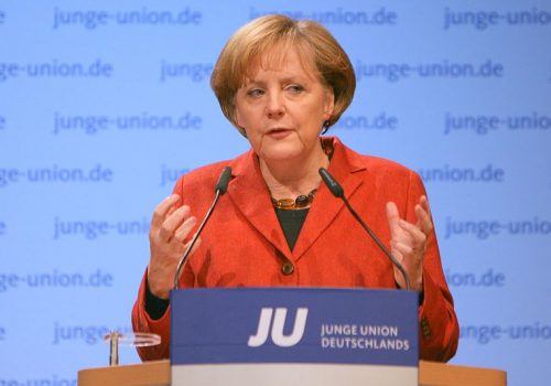 German Chancellor Angela Merkel