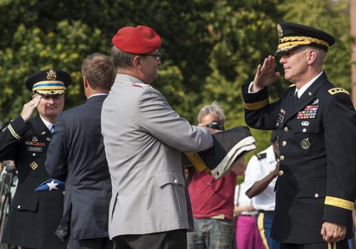 Final ceremony at Campbell Barracks in Heidelberg, Sept. 6, 2013