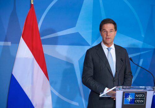 Prime Minister of the Netherlands, Mark Rutte, Dec. 13, 2012