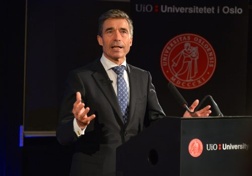 NATO Secretary General Anders Fogh Rasmussen, May 8, 2013