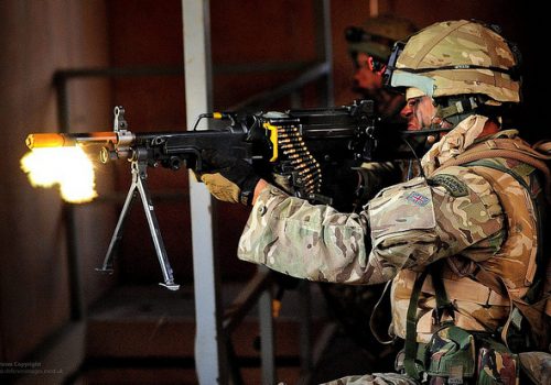 Royal Marines Commando in Training