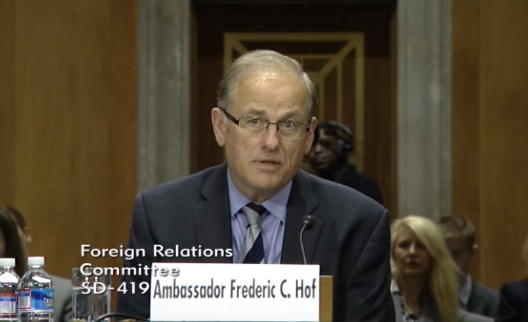 Ambassador Fred Hof’s Testimony on Syria before the US Senate Foreign Relations Committee on October 31, 2013