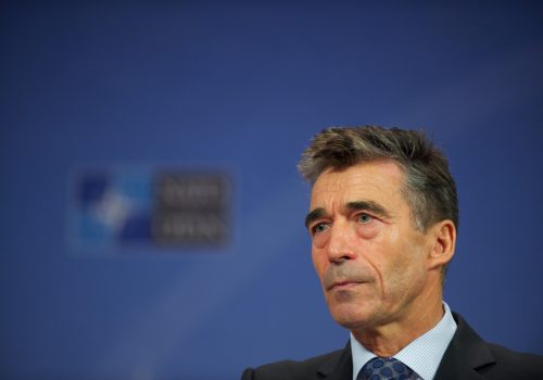 NATO Secretary General Anders Fogh Rasmussen, October 10, 2013