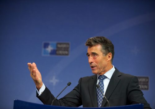 NATO Secretary General Anders Fogh Rasmussen, October 10, 2013