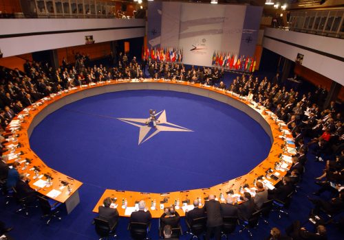 NATO summit in Prague 2002