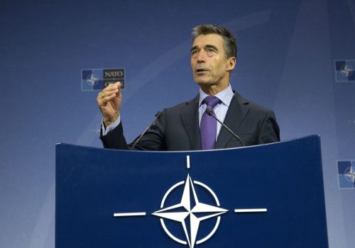 NATO Secretary General Anders Fogh Rasmussen, October 23, 2013