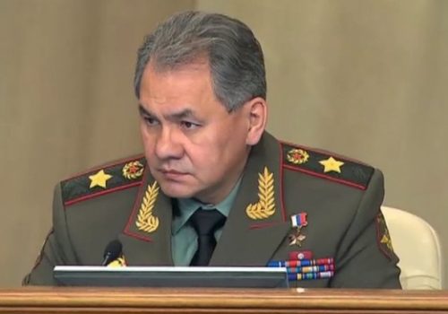 Russian Defense Minister Sergei Shoigu