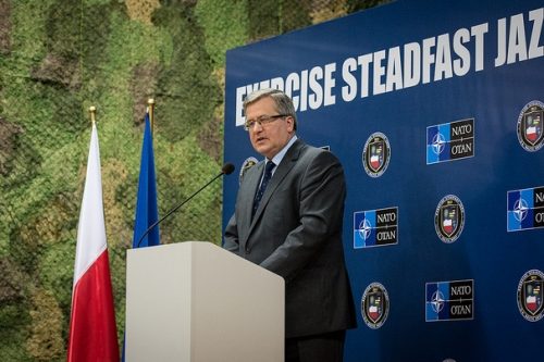 Polish President Bronisław Komorowski at Steadfast Jazz