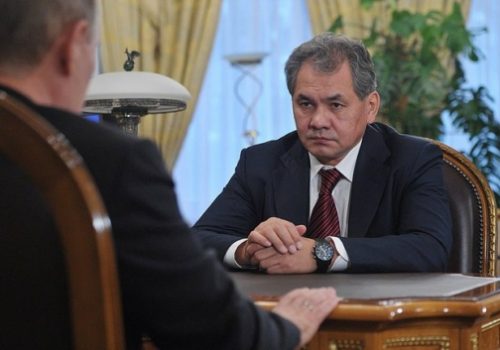 Russian Defense Minister Sergei Shoigu
