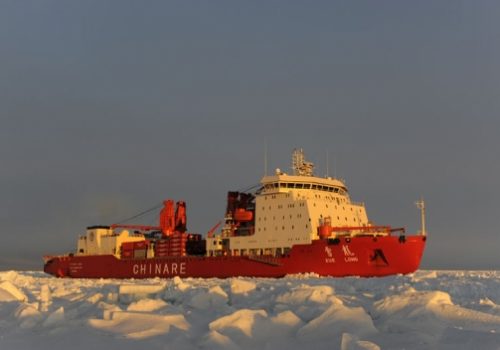 Chinese icebreaker Xuě Lóng (Snow Dragon)