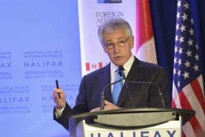 Secretary of Defense Chuck Hagel at the Halifax Forum