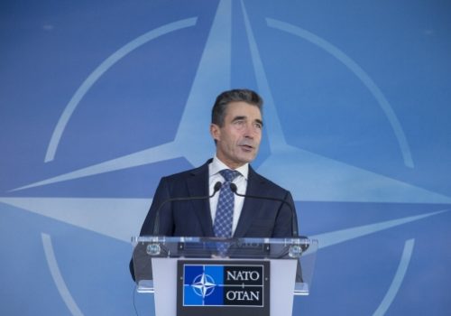 NATO Secretary General Anders Fogh Rasmussen, October 22, 2013
