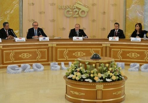 G 20 Meeting in St. Petersburg