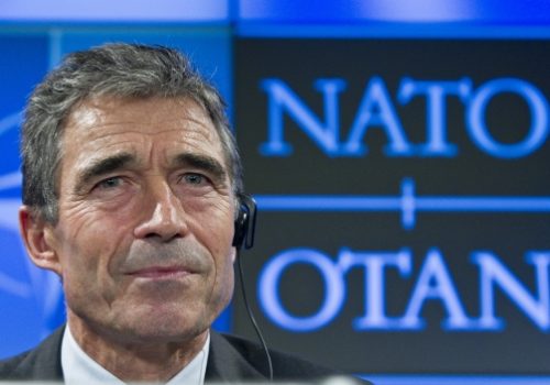 NATO Secretary General Anders Fogh Rasmussen, October 1, 2012