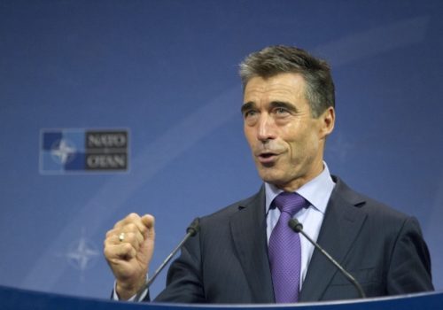NATO Secretary General Anders Fogh Rasmussen, October 23, 2013