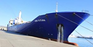 Syria's 1st batch of chemical weapons materials now onboard the Ark Futura