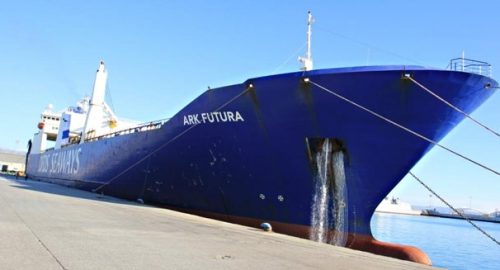 Syria's 1st batch of chemical weapons materials now onboard the Ark Futura